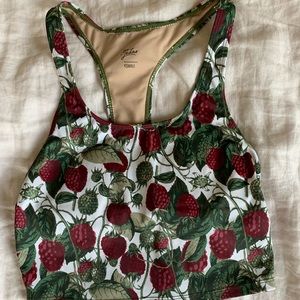 Kortni Jeans cropped racerback top